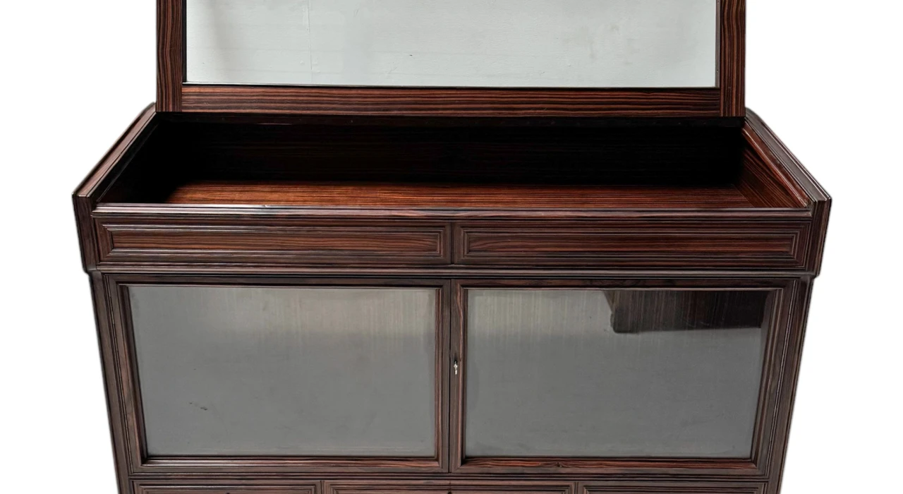 Art Deco Amsterdamse School Vitrine or display cabinet by Napoleon Le Grand